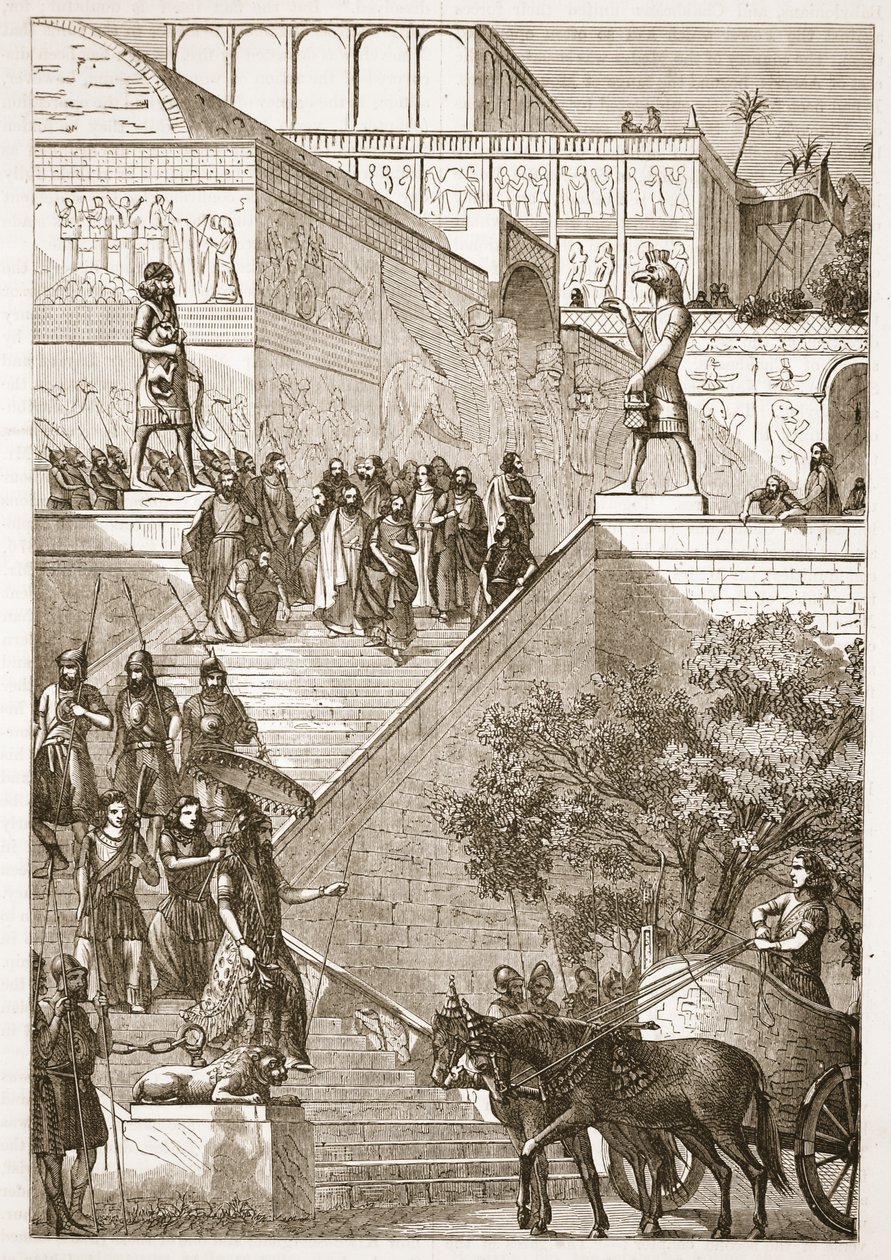 Paladset i Kouyunjik, restaureret af Austen Henry Layard