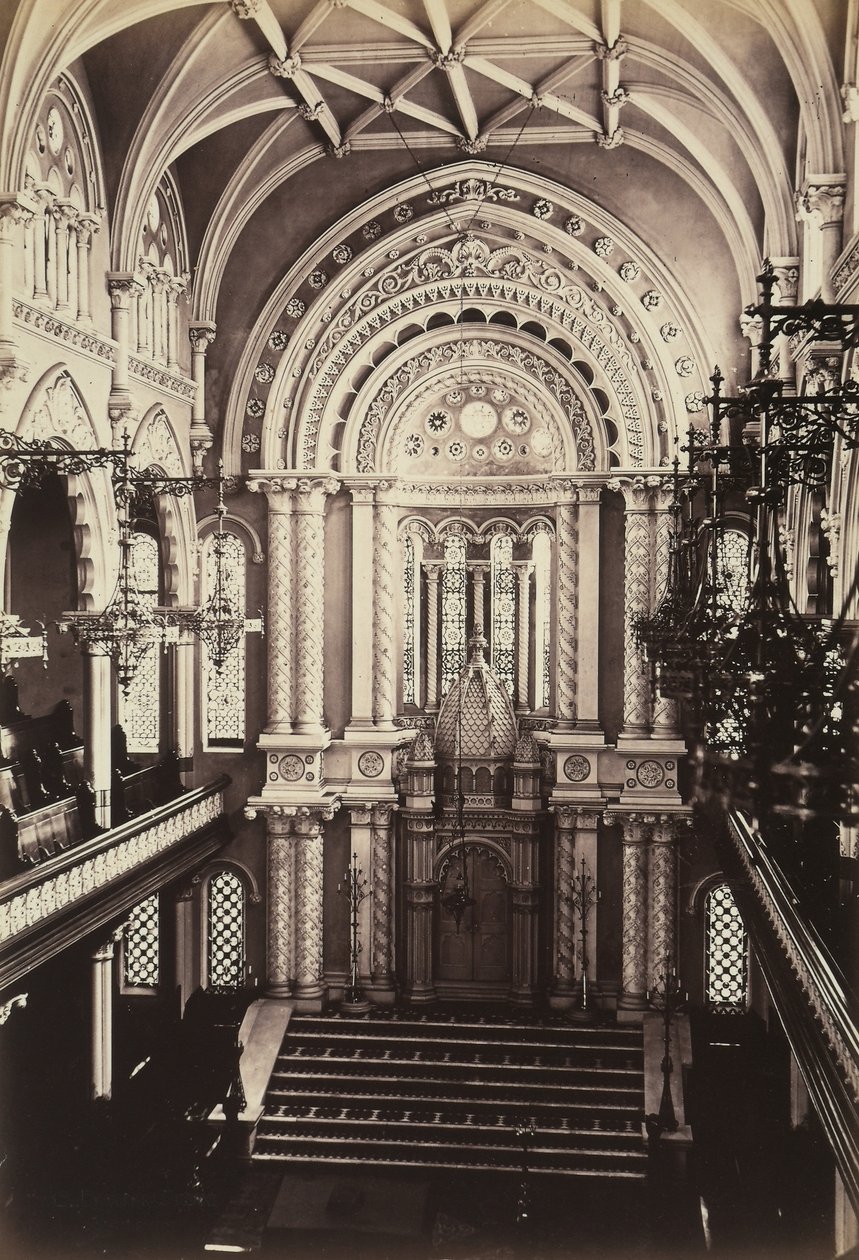 Interiør af den store synagoge i Sydney af Australian Photographer