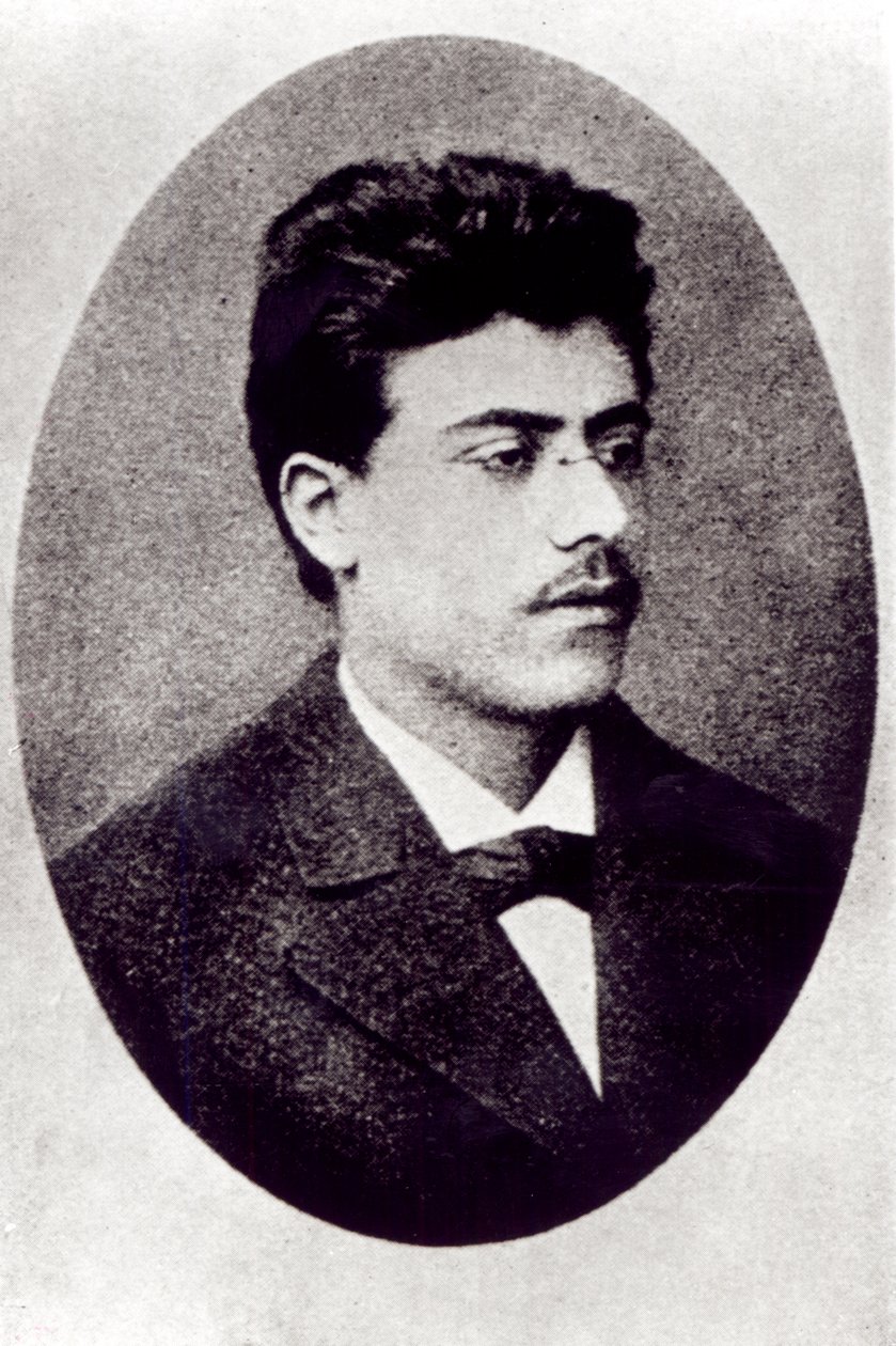 Portræt af Gustav Mahler, 1878 af Austrian Photographer