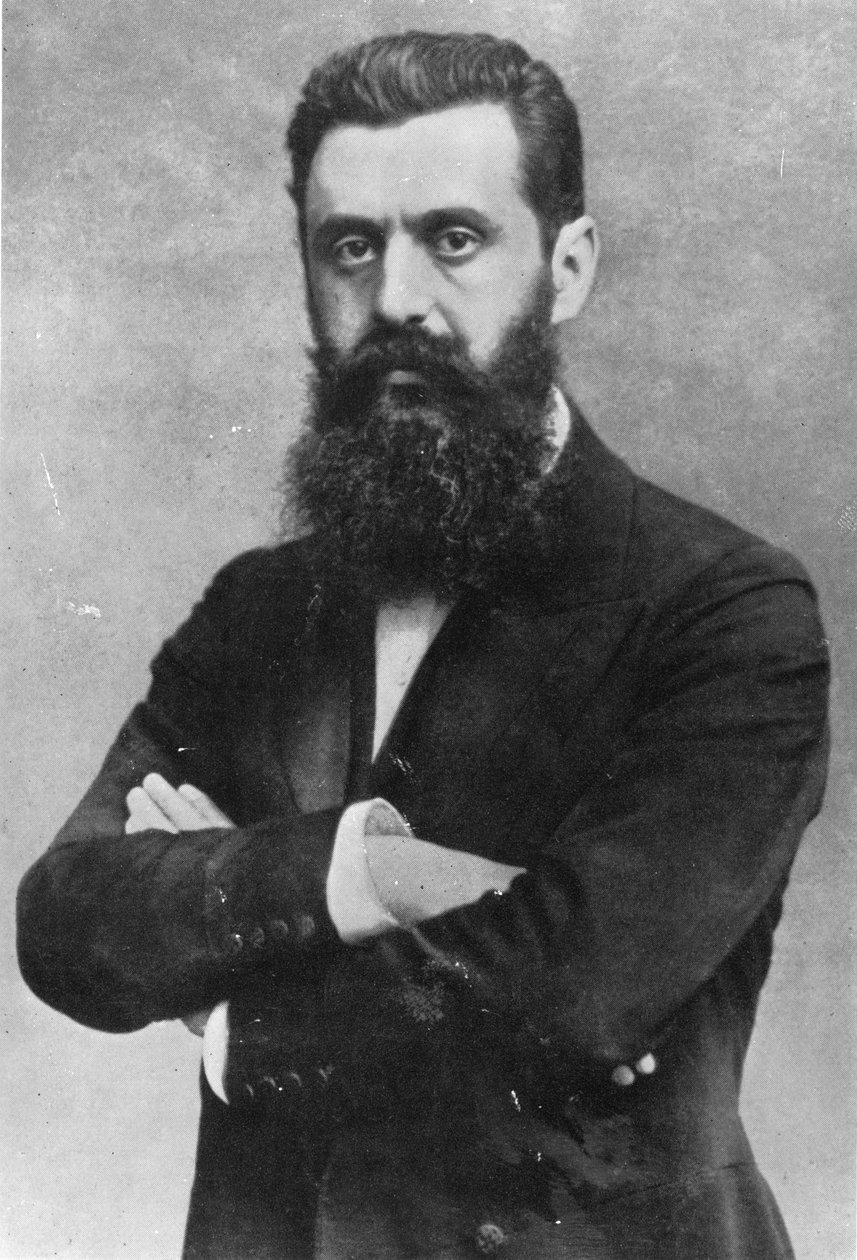 Theodor Herzl, 1903 af Austrian Photographer
