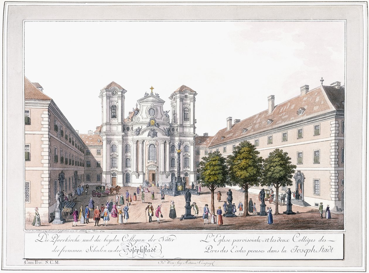 Church and two schools in Josefstadt, 1779-1792dani af Austrian School