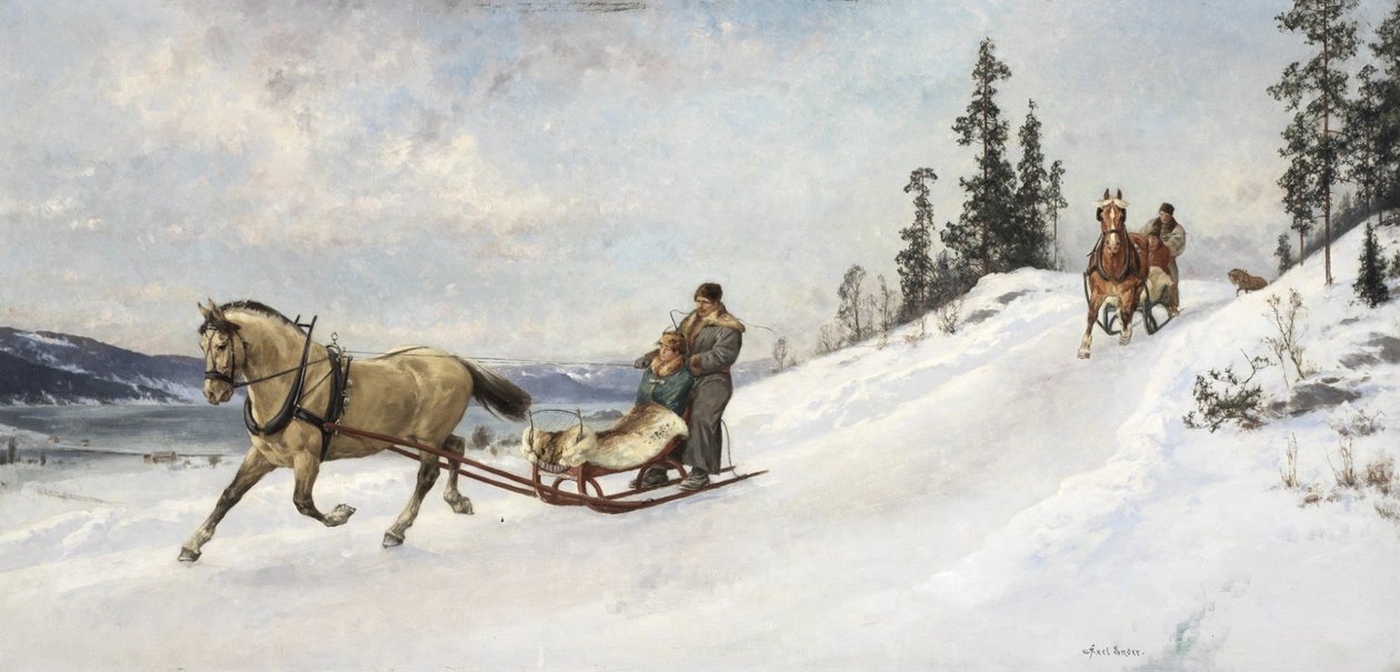 Vinterudflugt af Axel Hjalmar Ender