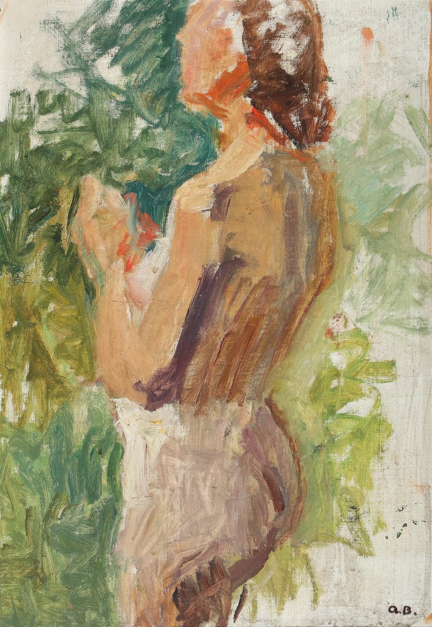 Studie af en kvinde. af Axel Bredsdorff