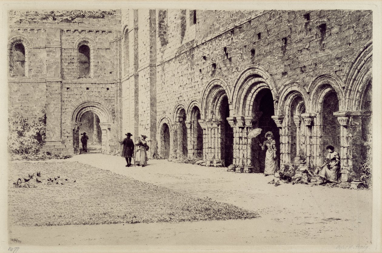 Klosteret, Kirkstall Abbey af Axel Haig
