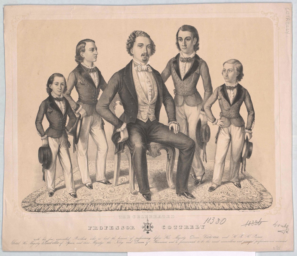 Gruppe Kunstnerfamilien Cottrely af Axel Jakob Salmson
