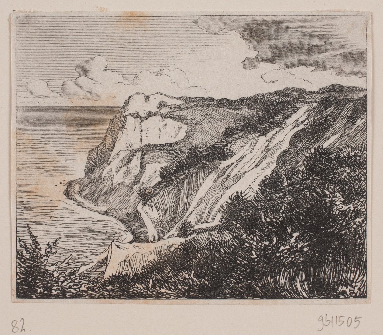 Møns Klint af Axel Theodor Kittendorff