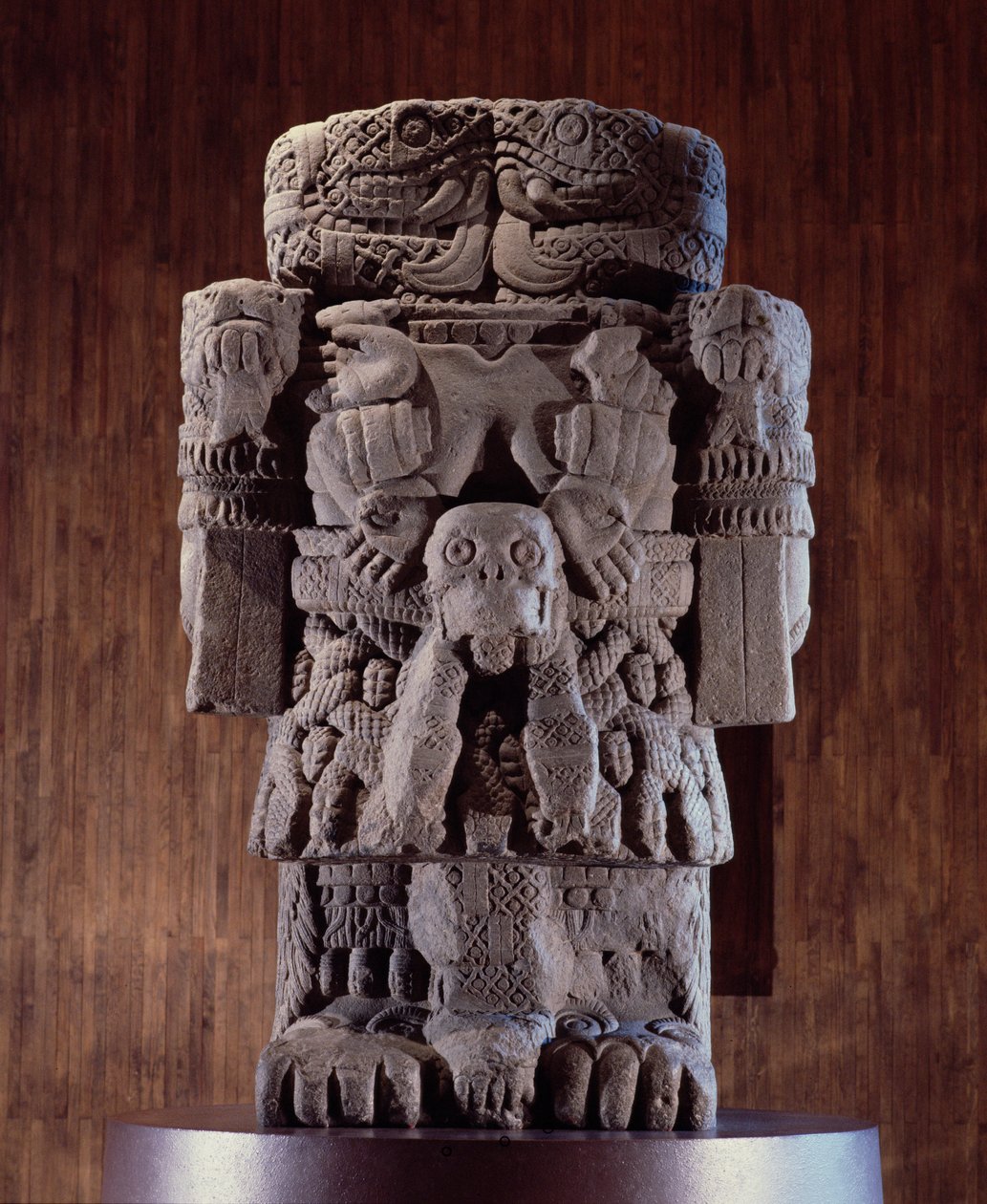 Coatlicue, sen postklassisk periode (1300-1521) af Aztec