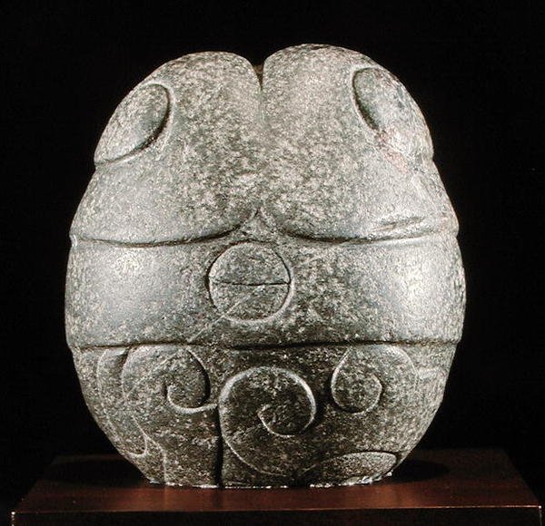 Abstrakt hjerte, sen postklassisk periode (sten) af Aztec Aztec