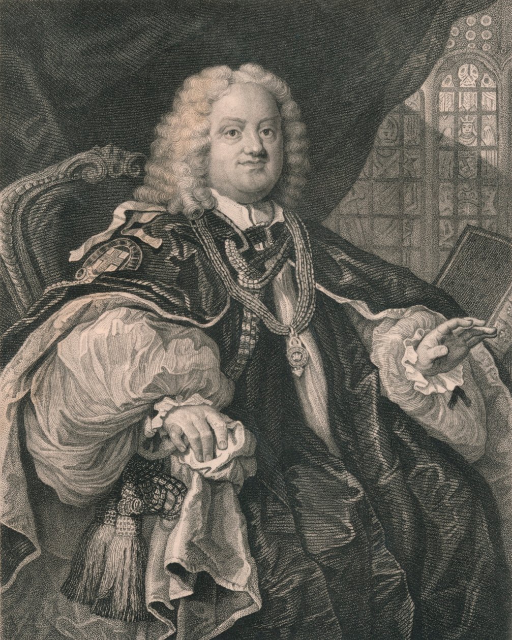 Benjamin Hoadly, 1676-1761, engelsk præst, 1800-tallet af B Holl