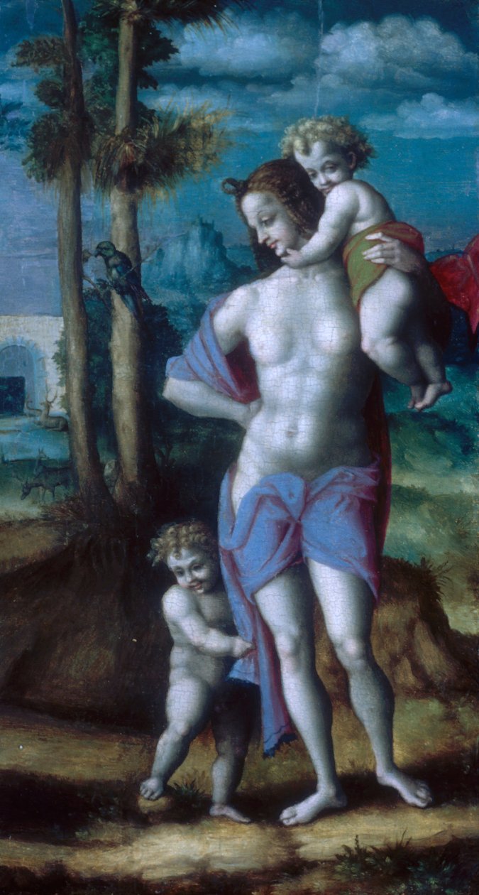 Eva med Kain og Abel, 1520