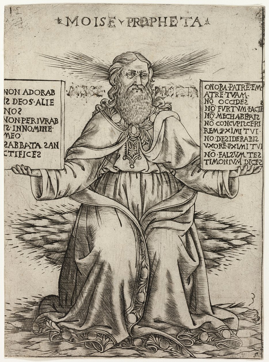 Profeten Moses af Baccio Baldini