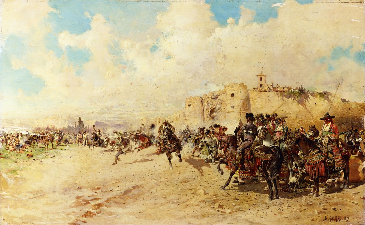 Gipsy Fair, 1889 af Baldomero Gallofre Ximenis