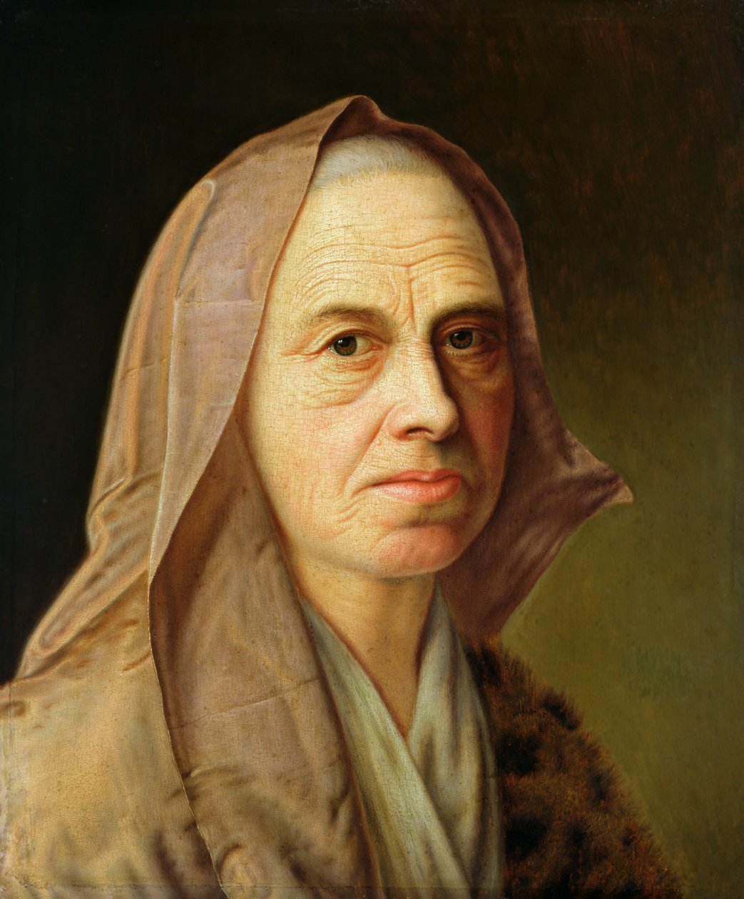 Gammel dame af Balthasar Denner