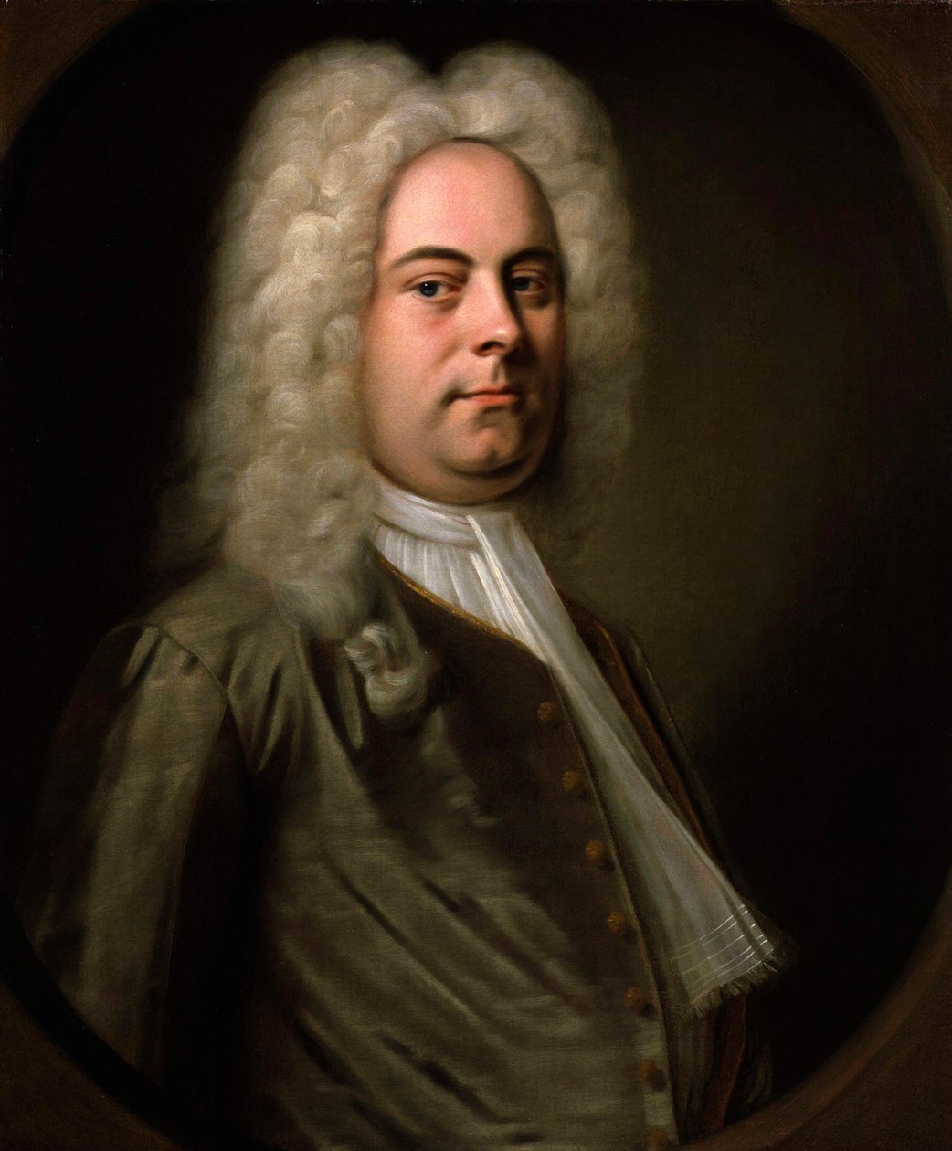 George Frideric Handel, tysk komponist, 1726-1728. af Balthasar Denner