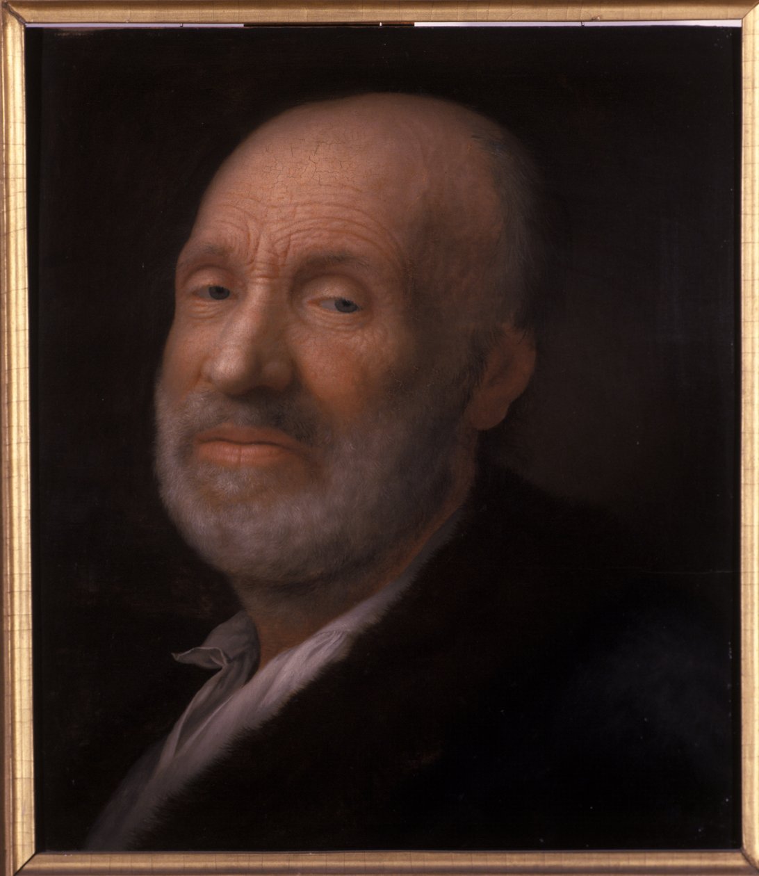 Portræt af en gammel mand af Balthasar Denner