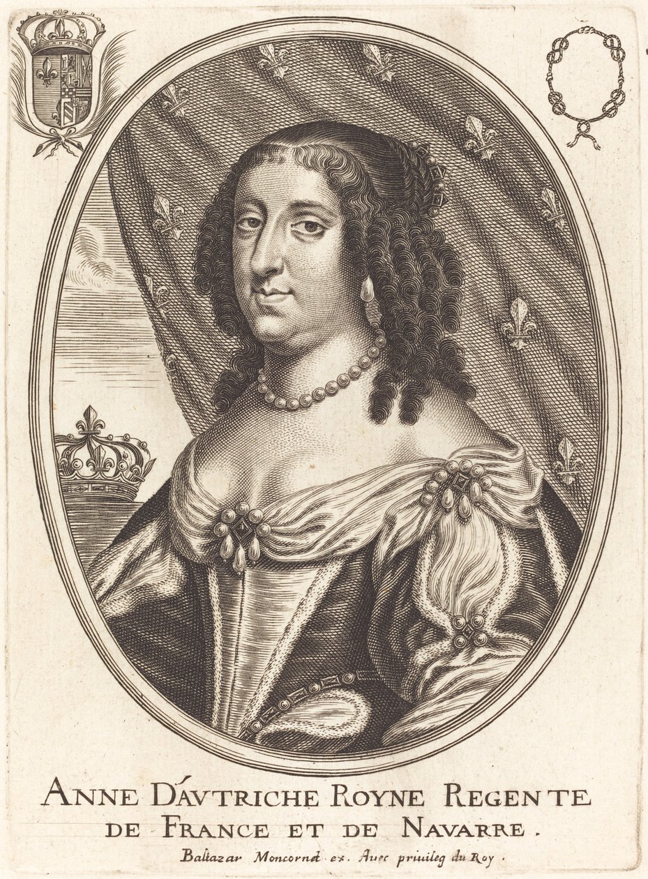 Anne af Østrig af Balthasar Moncornet