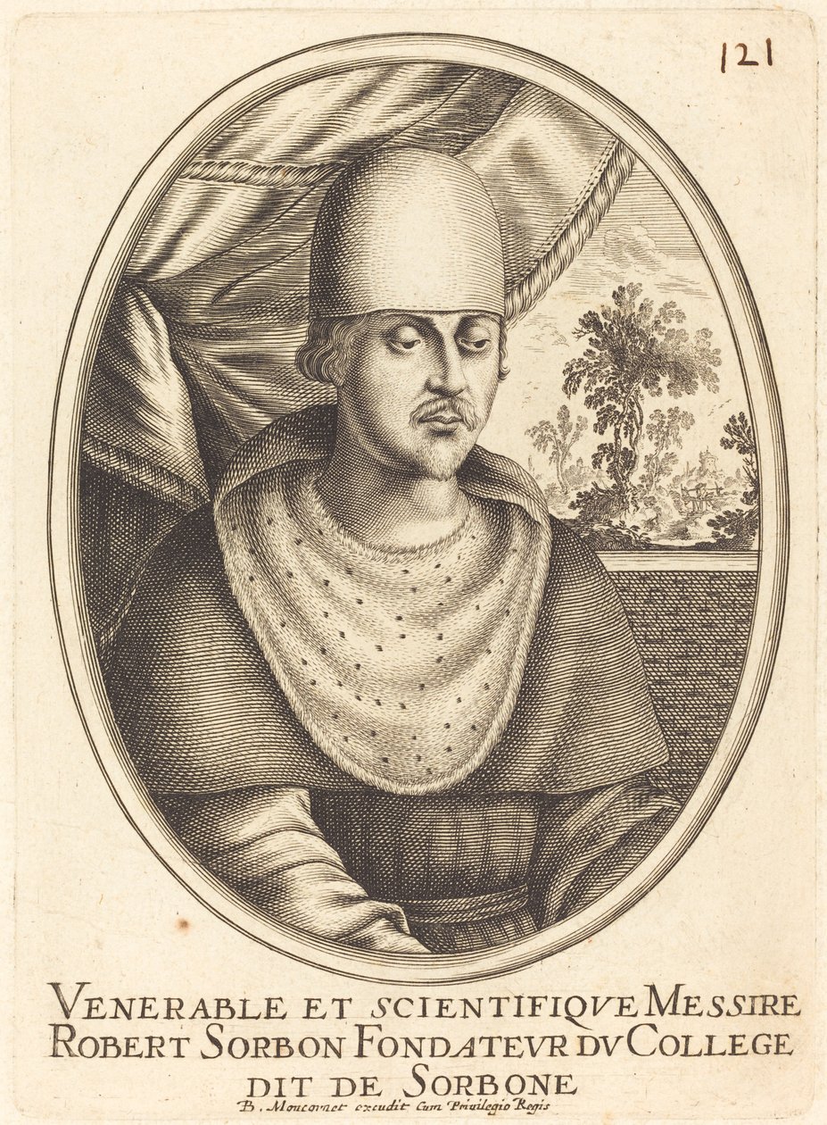 Robert af Sorbon af Balthasar Moncornet