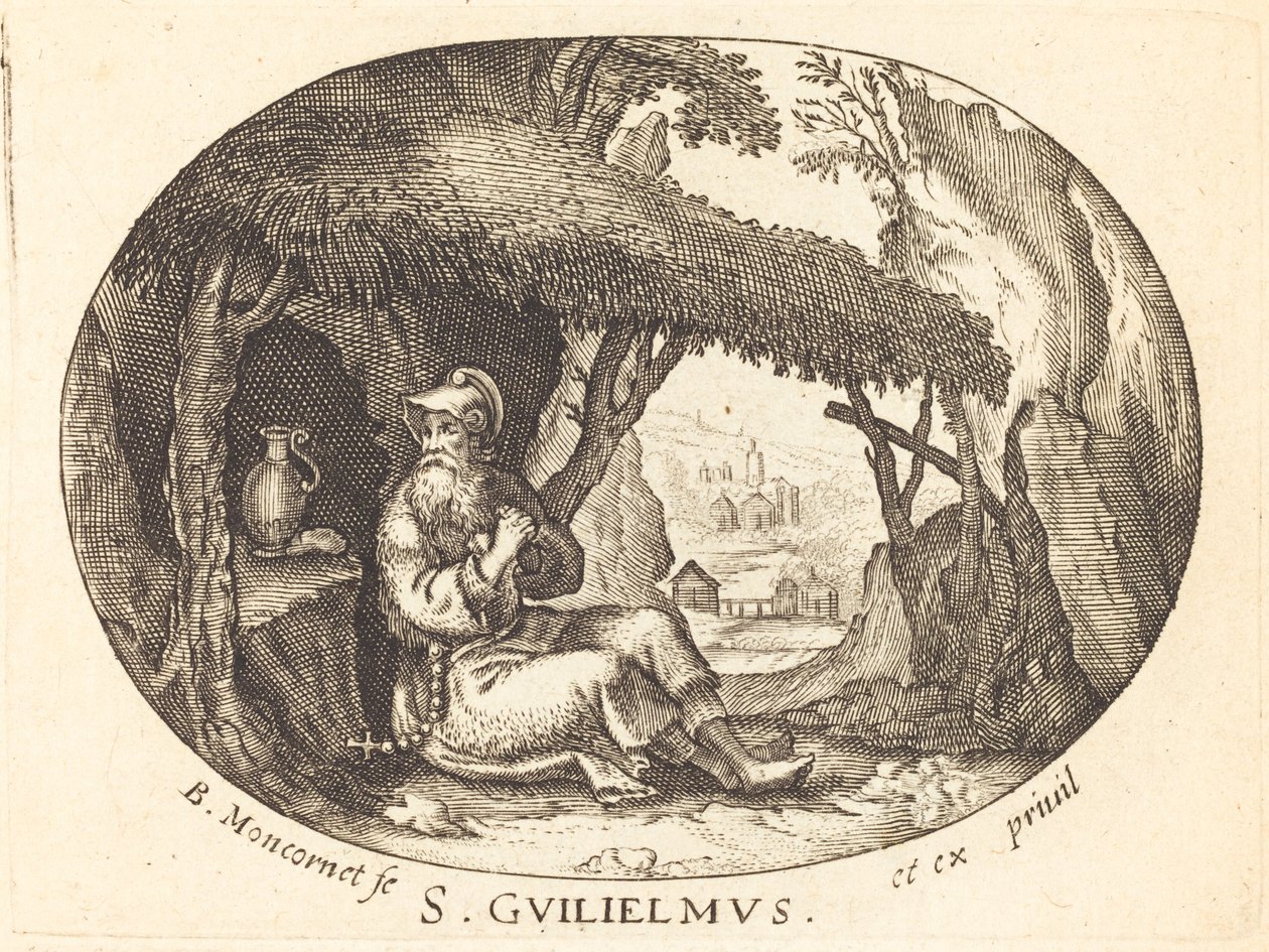 Sankt Vilhelm Eremitten af Balthasar Moncornet