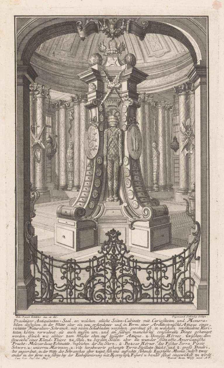 Antikvitetsværelse af Balthasar Sigmund Setletzky