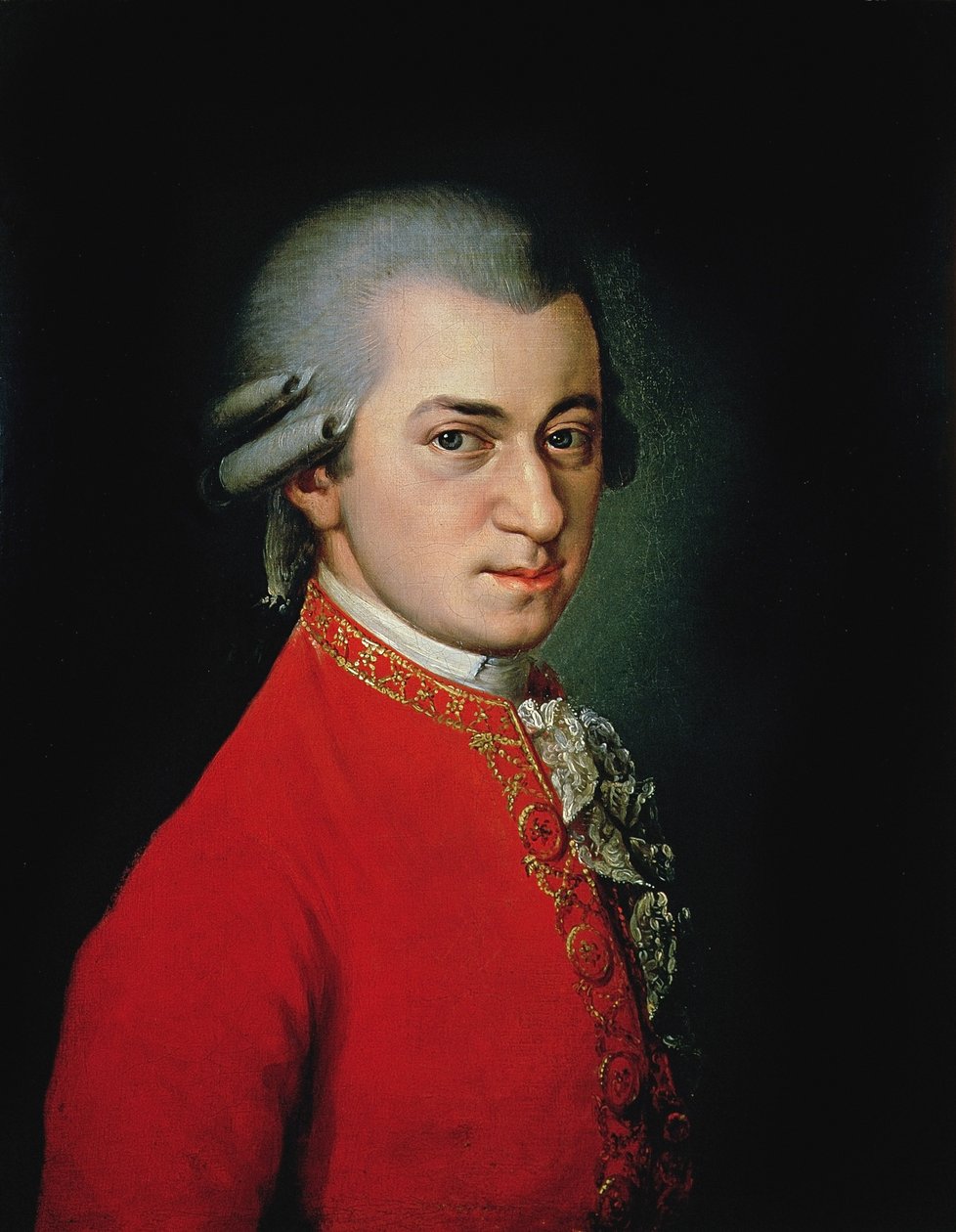 Wolfgang Amadeus Mozart, 1818 af Barbara Krafft
