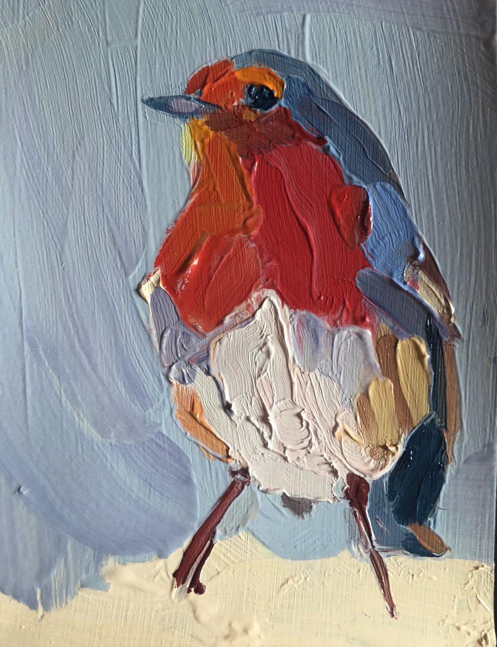 Robin, 2016 af Barbara Hoogeweegen