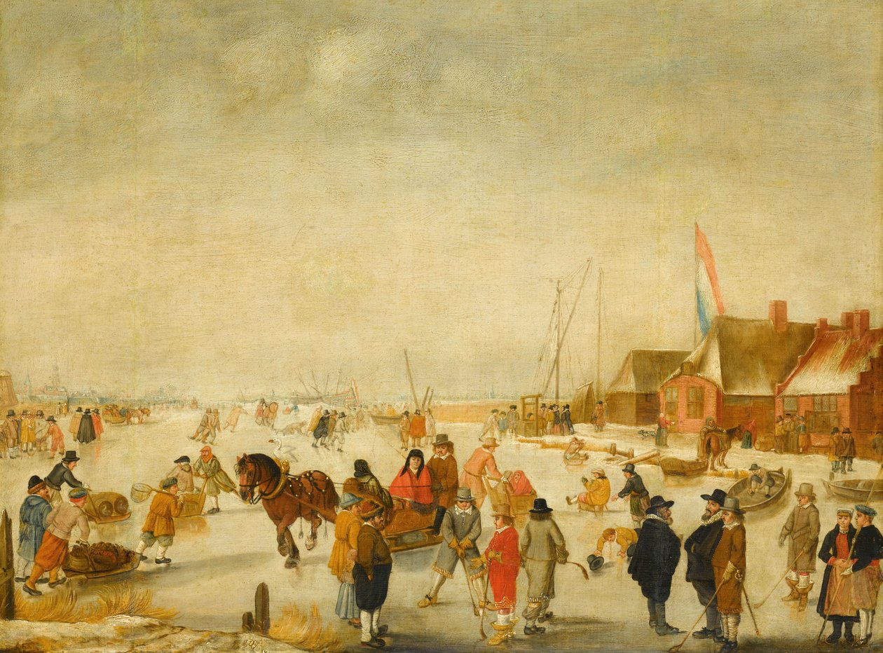 Nyder isen af Barend Avercamp