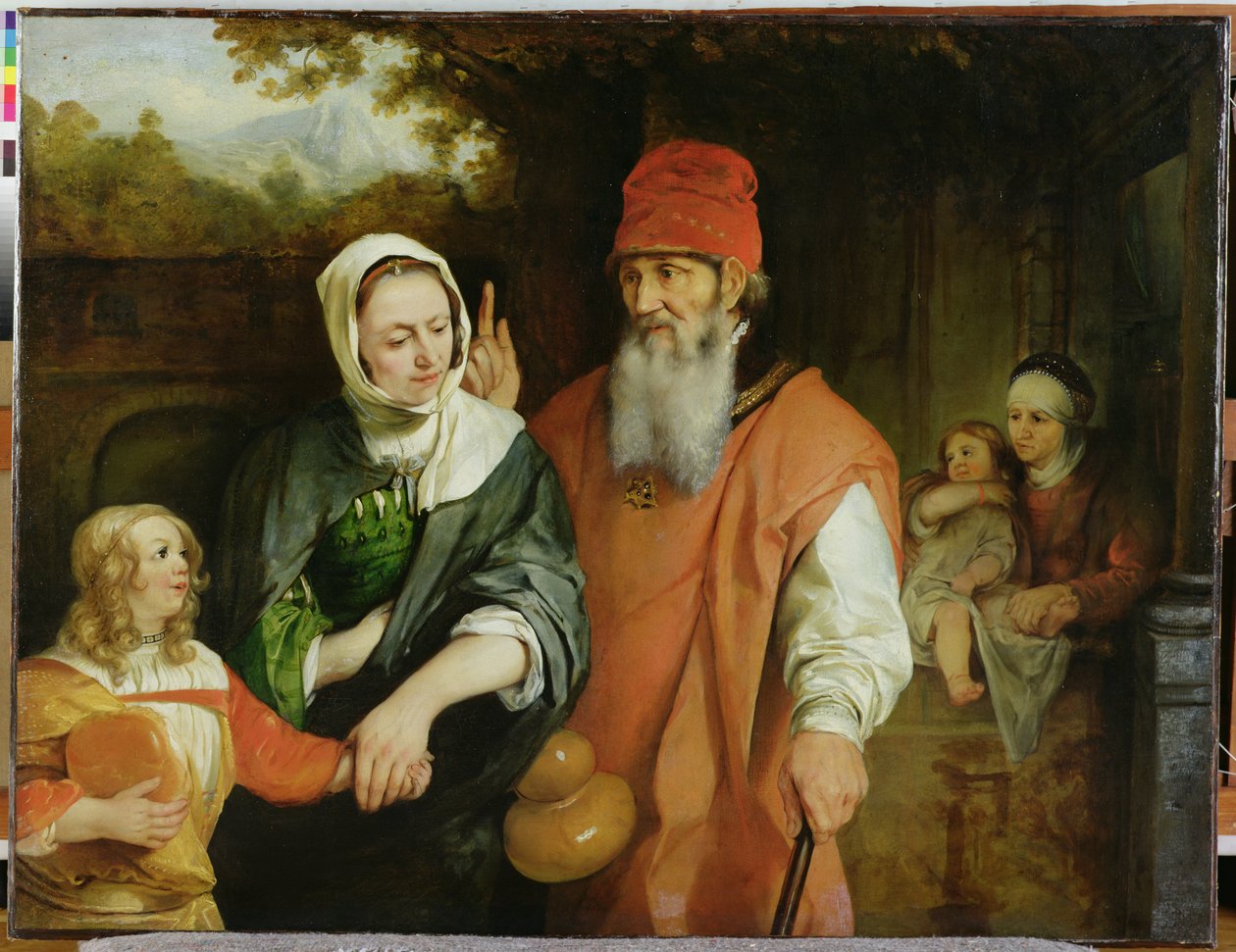 Afskedigelsen af Hagar af Barent Fabritius