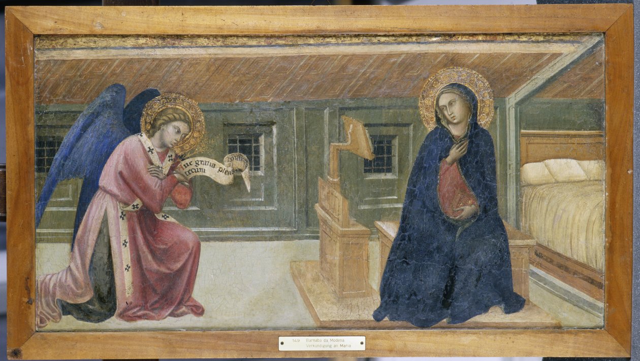 Bebudelsen (tempera på poppeltræ) af Barnaba da Modena