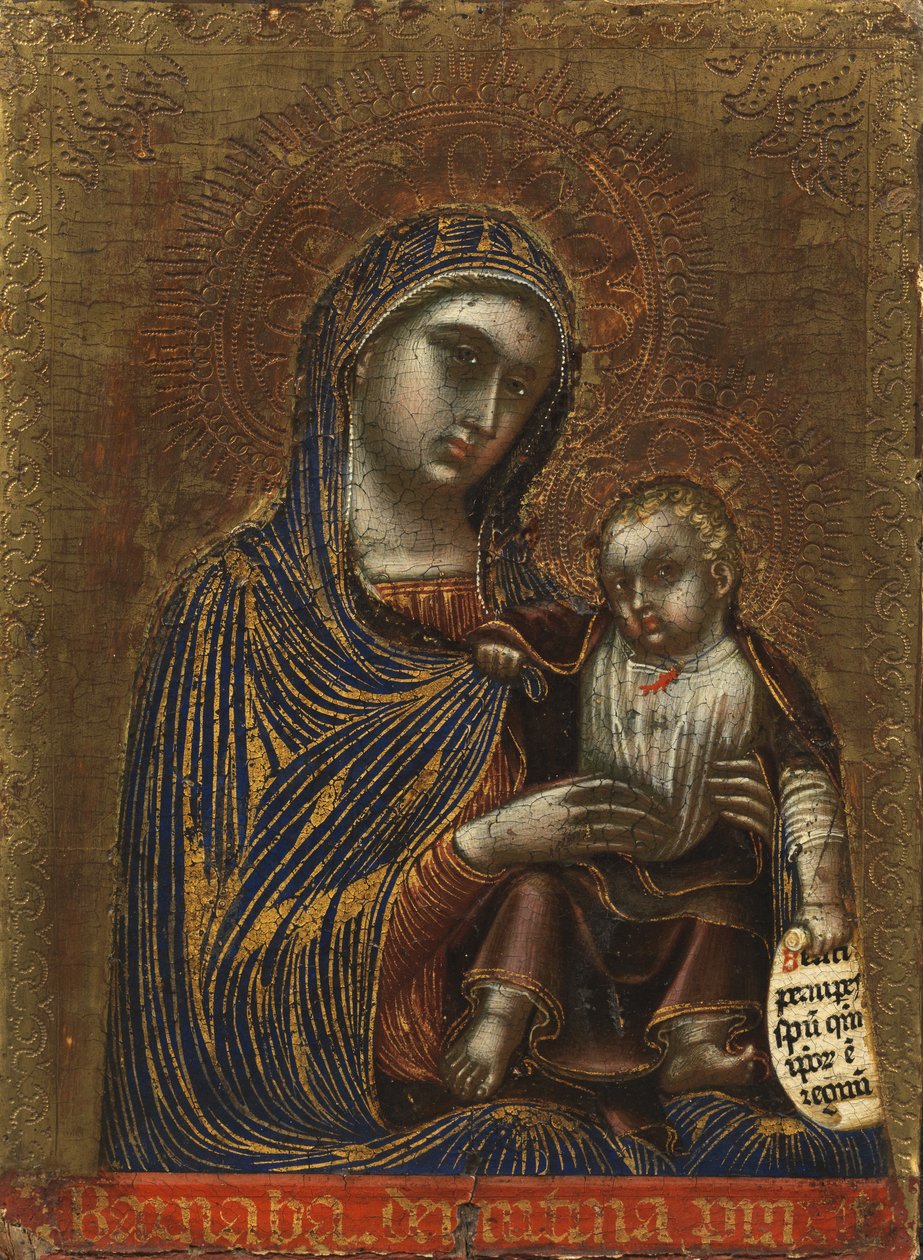 Jomfru og barn, ca. 1365-70 af Barnaba da Modena