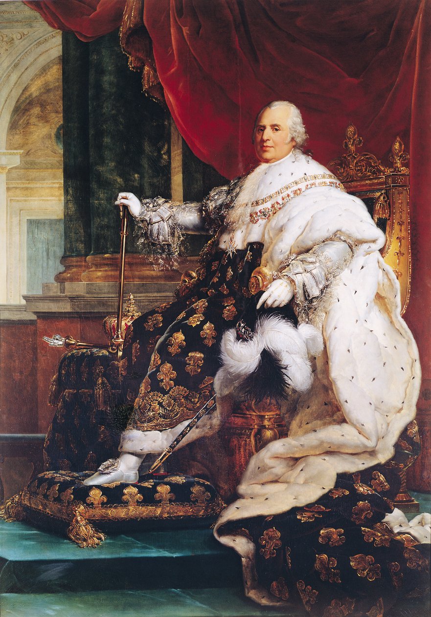Ludvig XVIII (1755-1824) af Baron François Pascal Simon Gérard