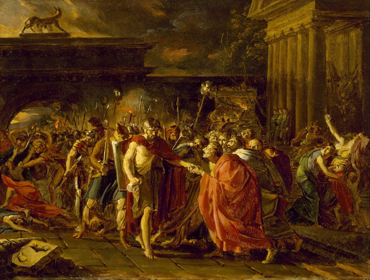Marius vender tilbage til Rom af Baron François Pascal Simon Gérard