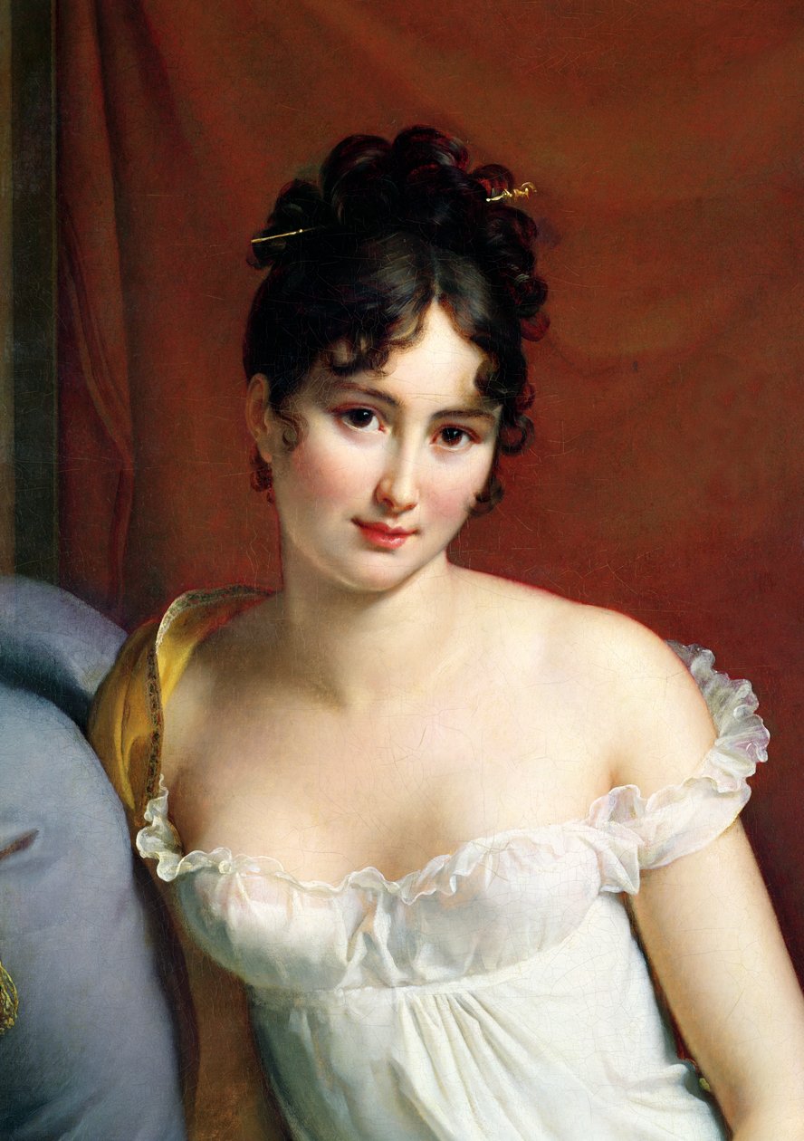 Portræt af Madame Recamier (1777-1849) (detaljer fra 2292) af Baron François Pascal Simon Gérard