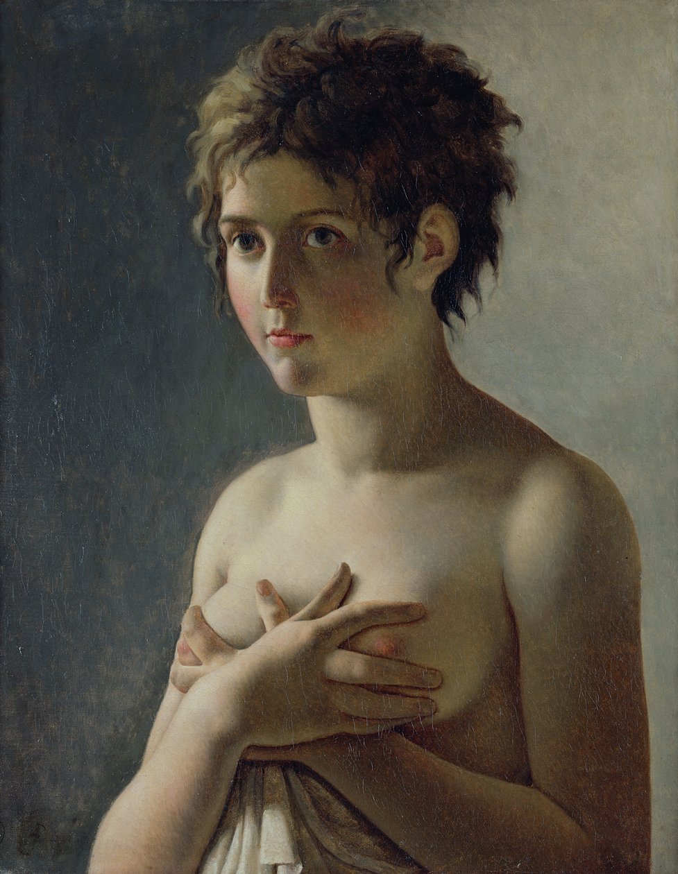 Portræt af en ung pige, 1812 af Baron Pierre Narcisse Guerin
