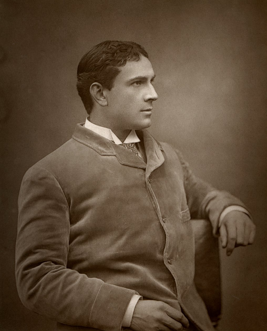 Maurice Barrymore, britisk skuespiller, 1886 af Barraud
