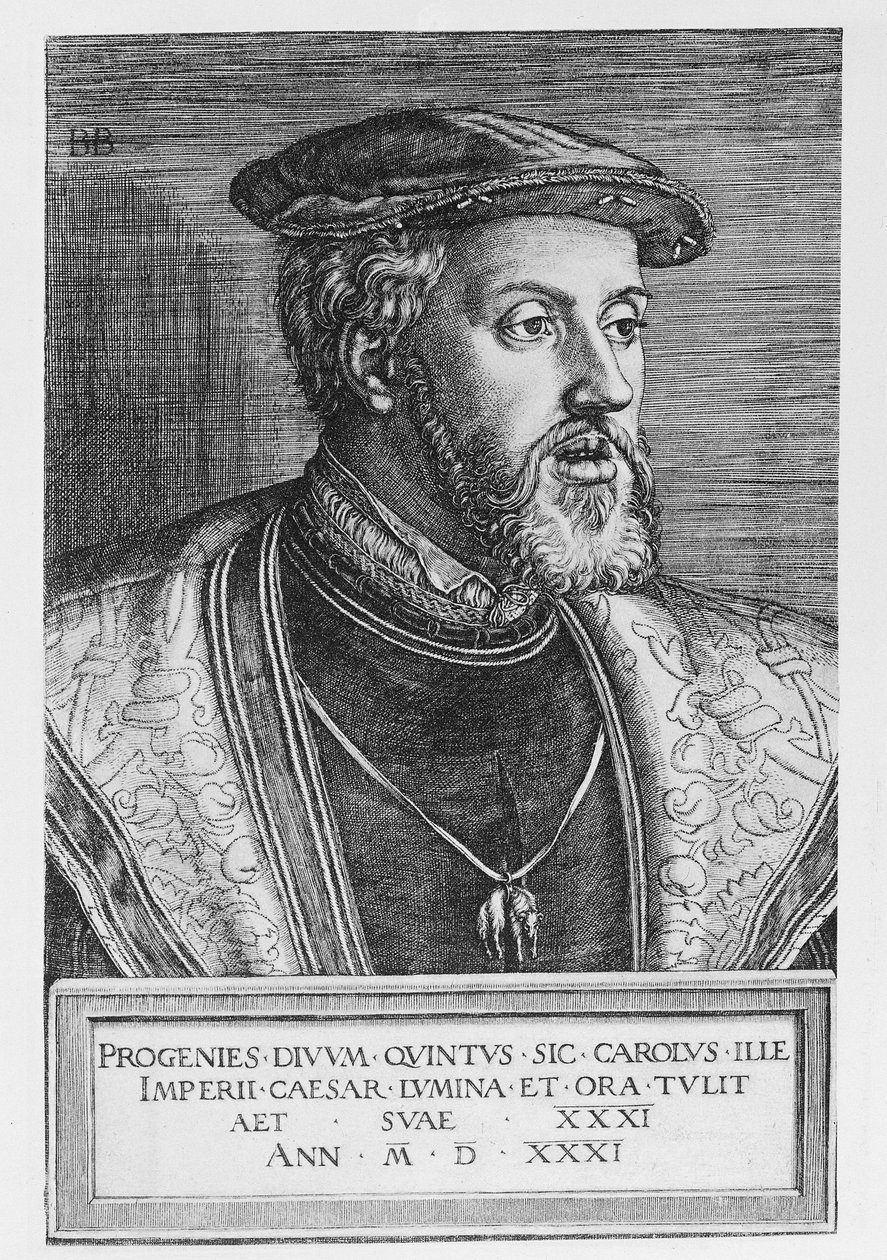 Kejser Karl V, 1531 af Barthel Beham