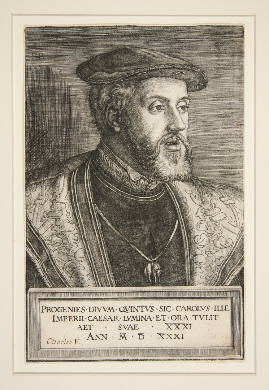 Karl V (1500-1558) af Barthel Beham