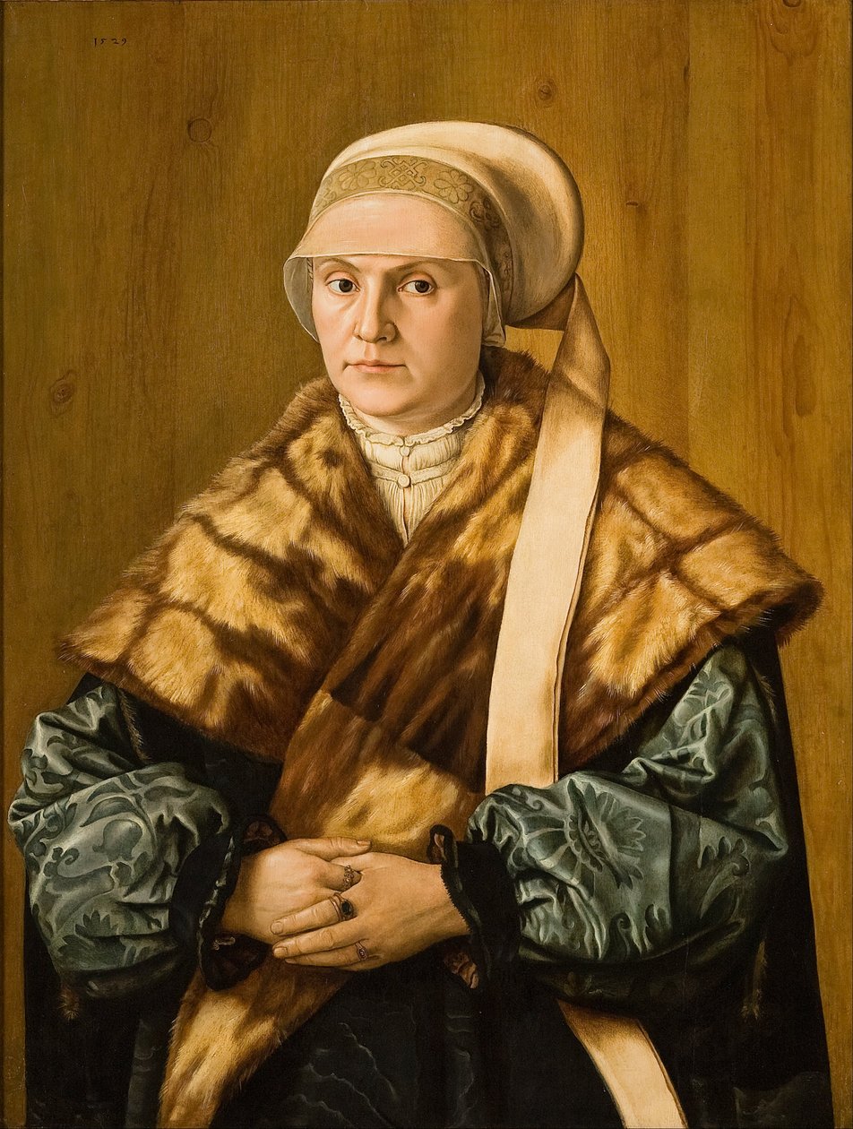 Portræt af en kvinde af Barthel Beham