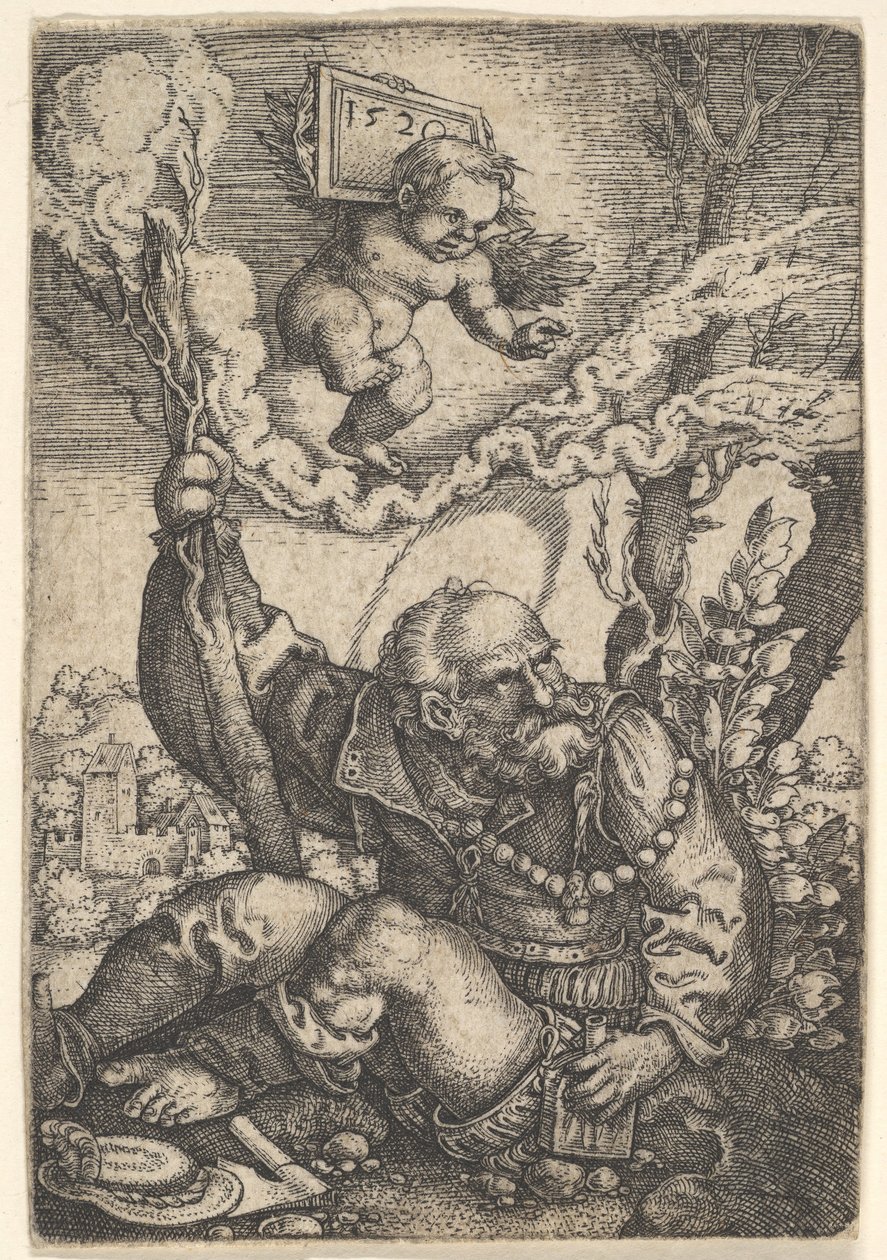 St. Christopher, begyndelsen af det 16. århundrede. af Barthel Beham