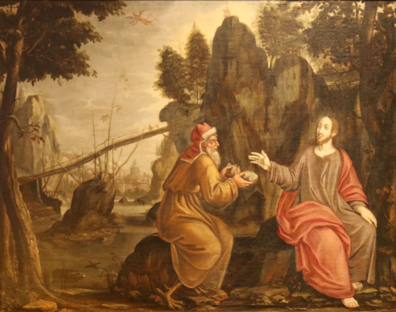 Jesus i ørkenen af Barthélemy Parrocel