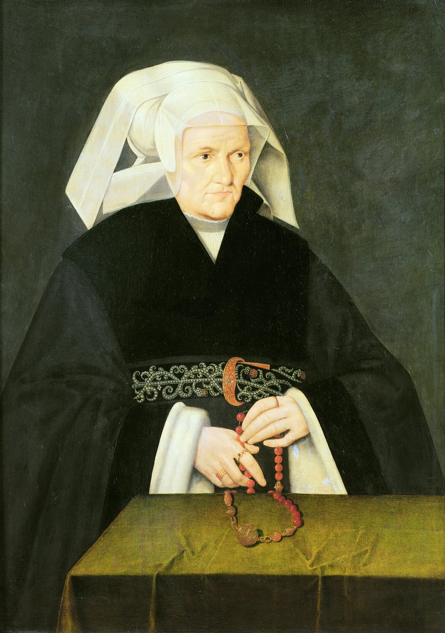 Portræt af en kvinde, ca. 1550 af Bartholomaeus Bruyn