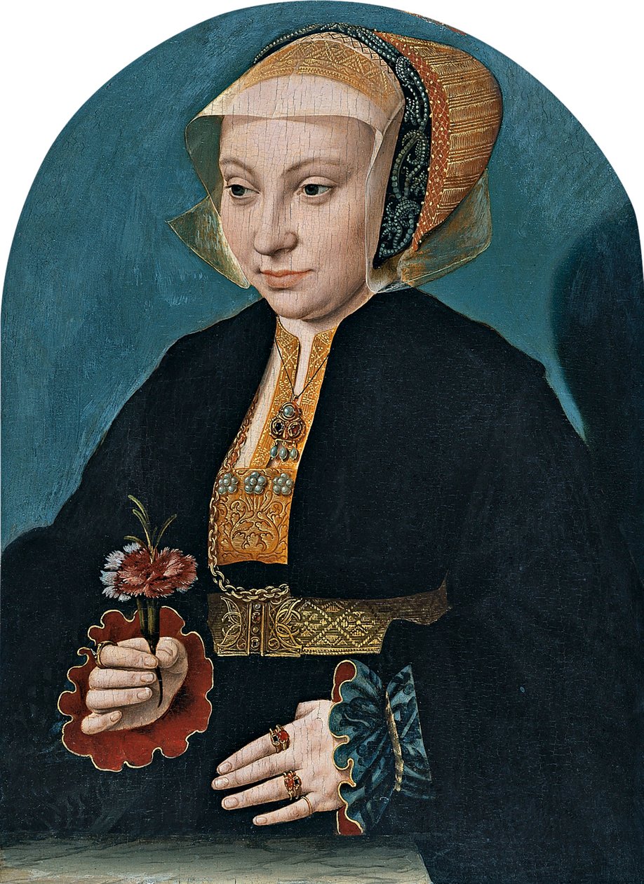 Portræt af en kvinde af Bartholomaeus Bruyn the Elder