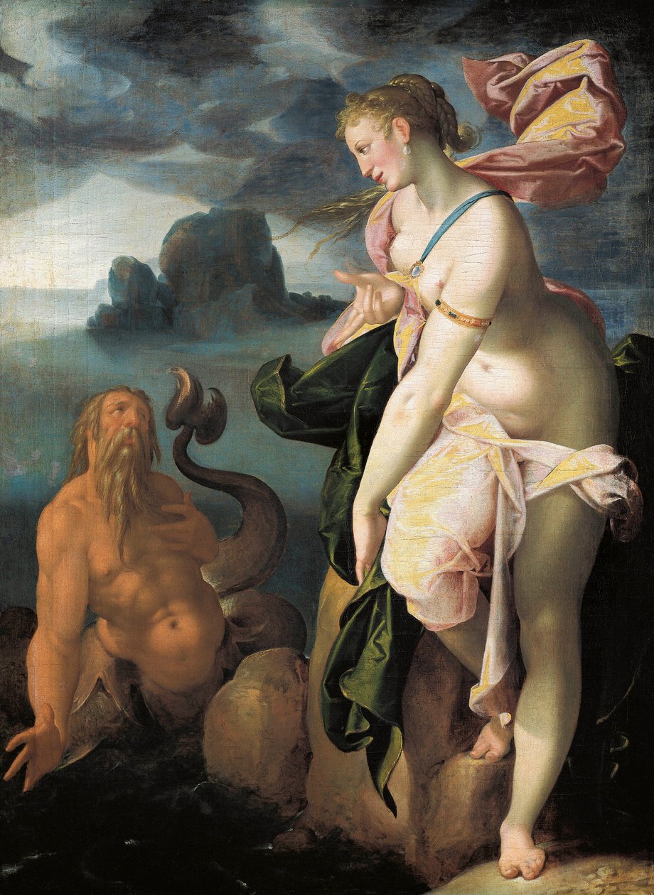 Glaucus and Scylla, 1581dani af Bartholomaeus Spranger