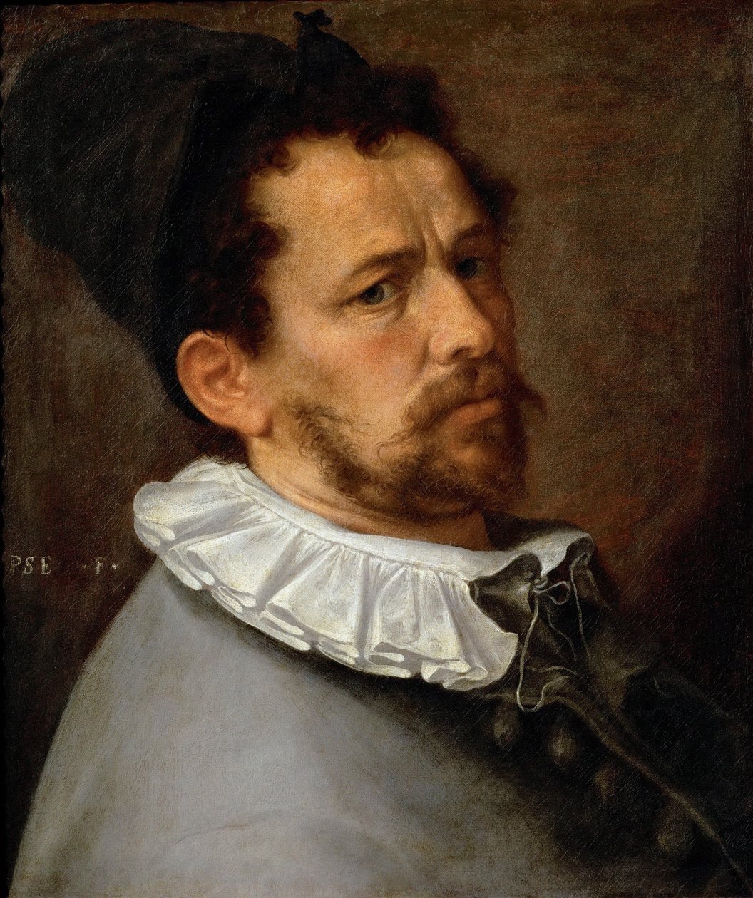 Selvportræt, ca 1580-1585 af Bartholomaeus Spranger