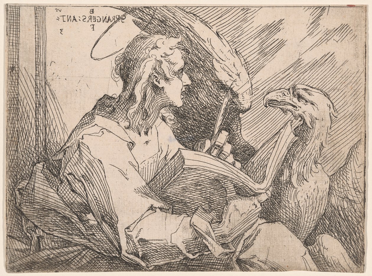 Johannes Evangelisten af Bartholomaeus Spranger