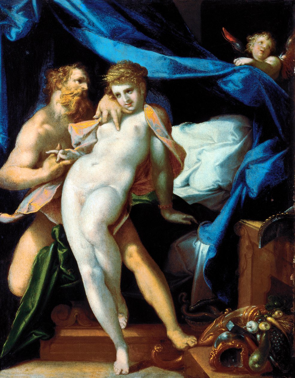 Venus og Maia af Bartholomaeus Spranger
