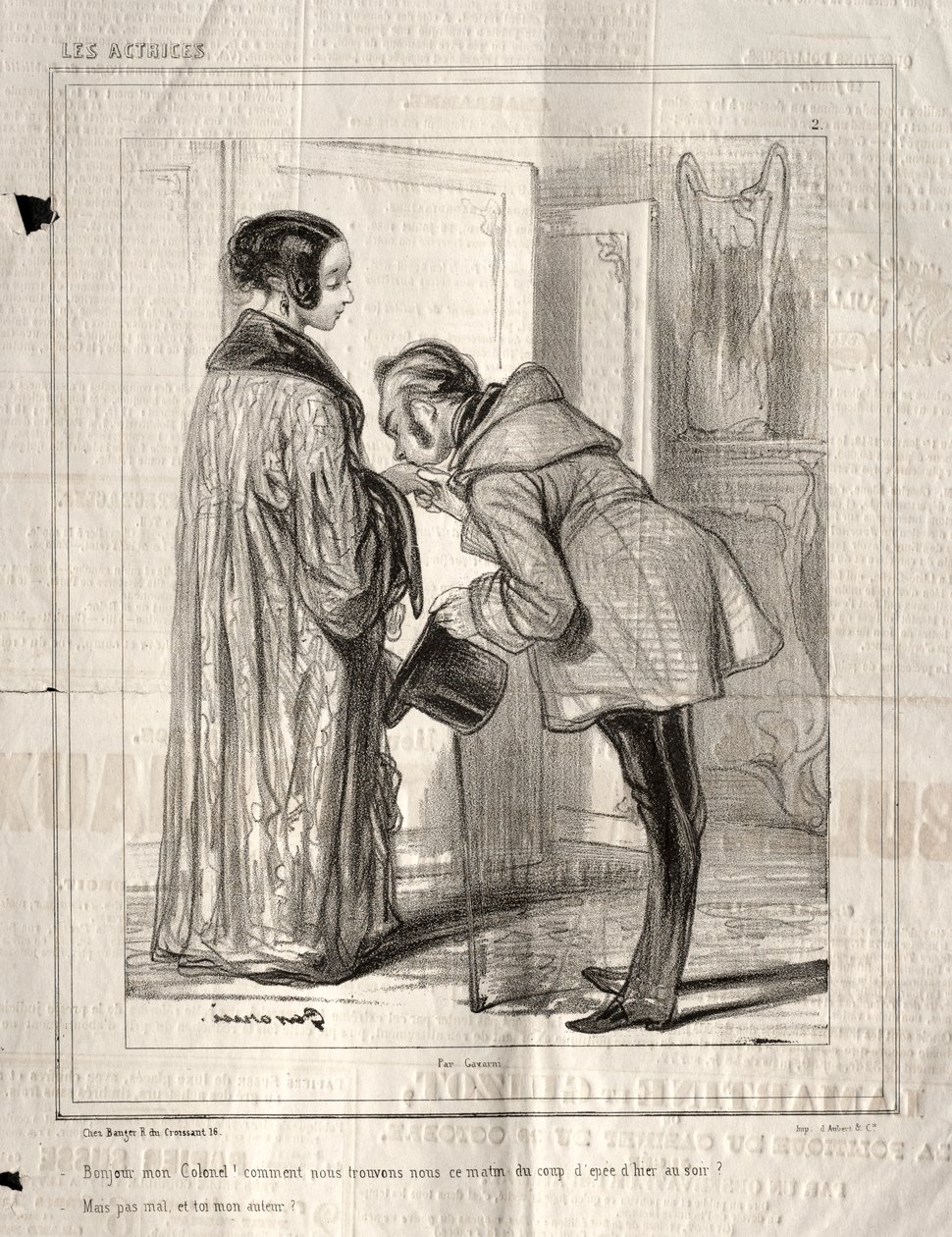 Skuespillerinderne: Hej oberst! af Bartholomaus Seutter