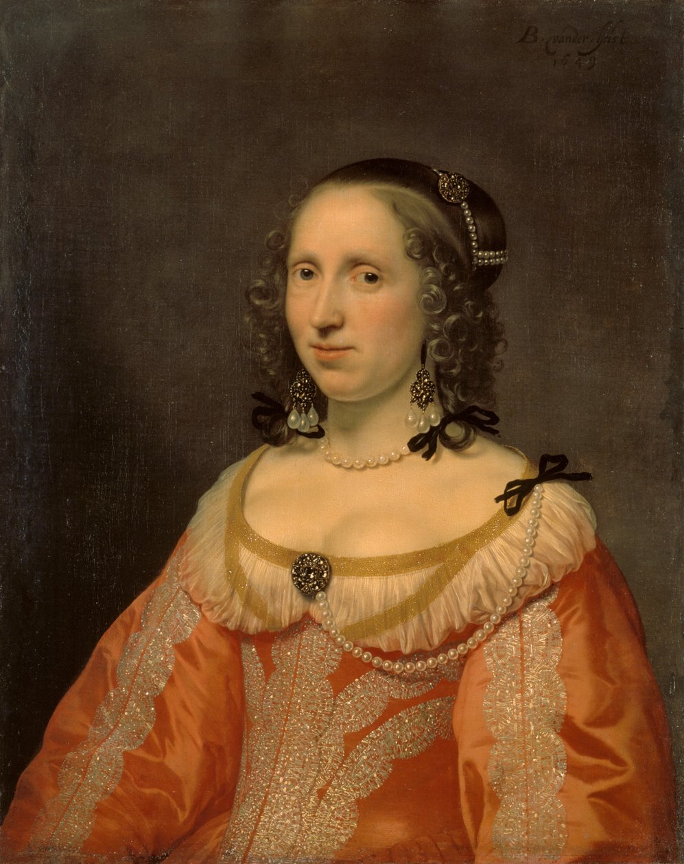 Portræt af en kvinde af Bartholomeus van der Helst