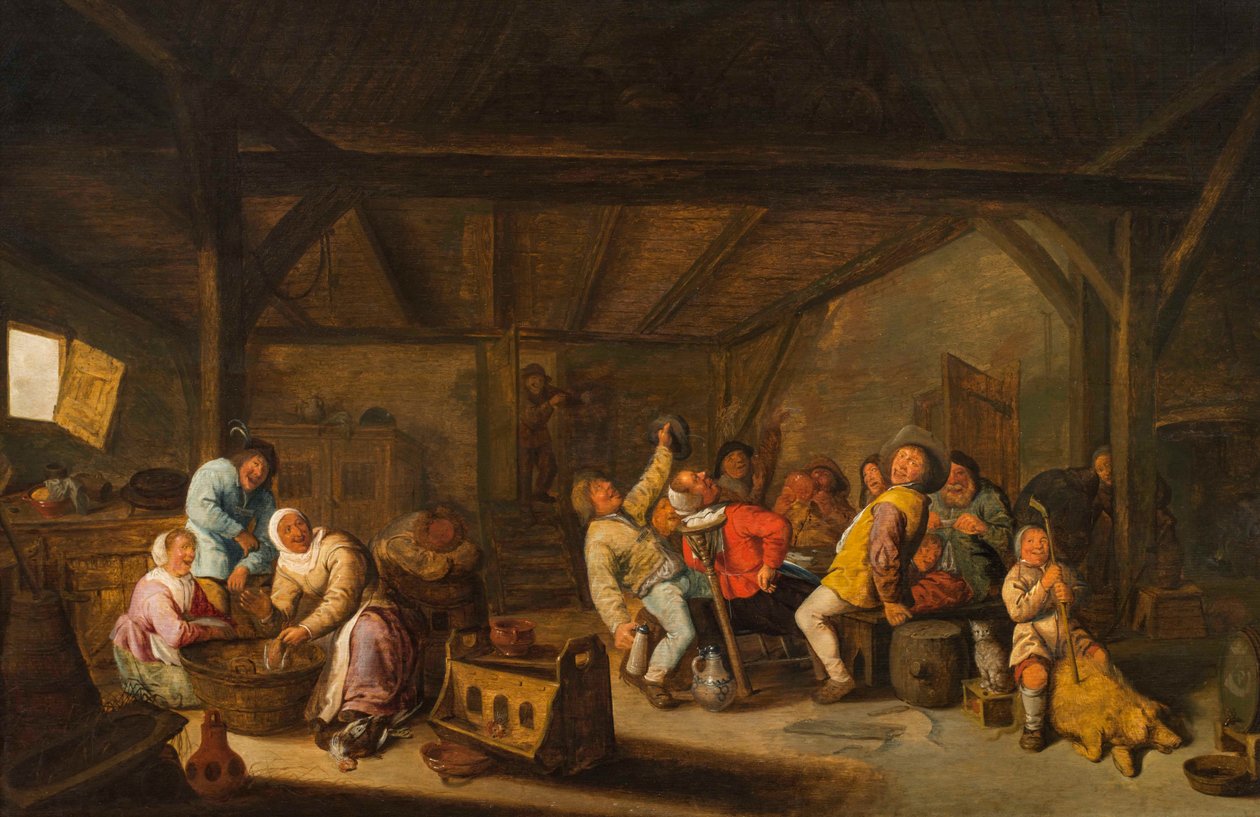Tolvte Nat, 1600-tallet af Bartholomeus Molenaer