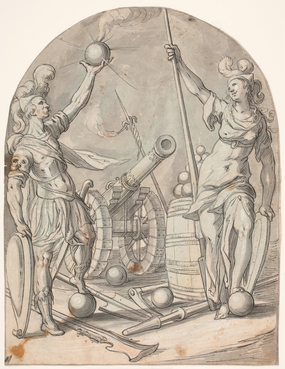 marts og Bellona af Bartholomeus Spranger