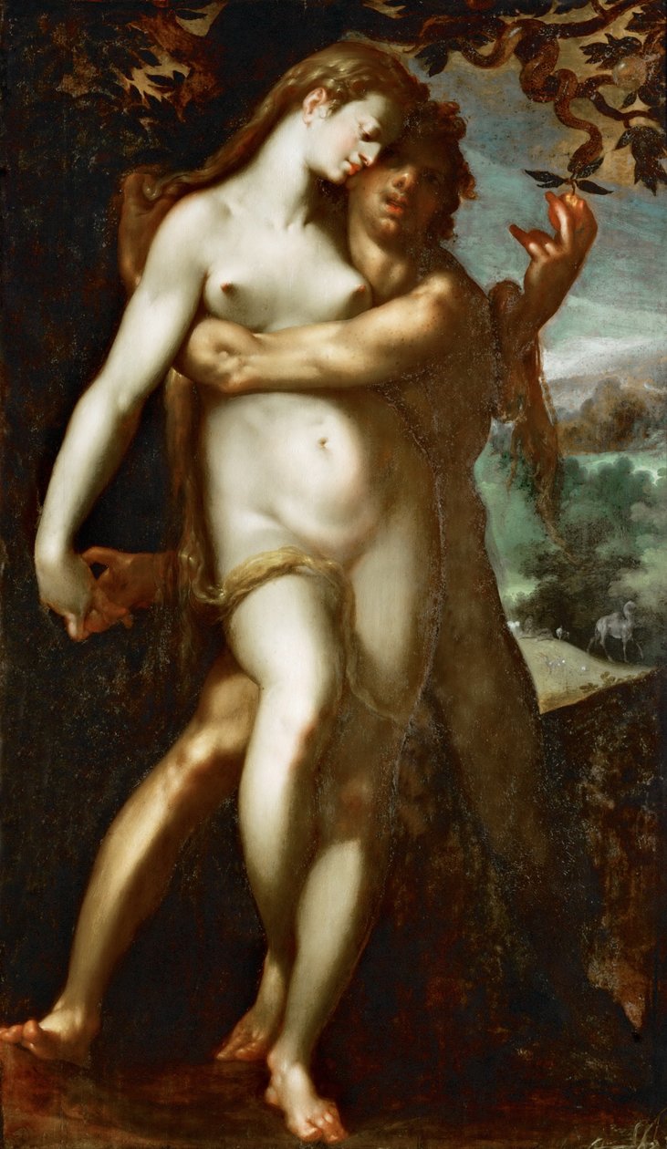 Fald fra nåden af Bartholomeus Spranger